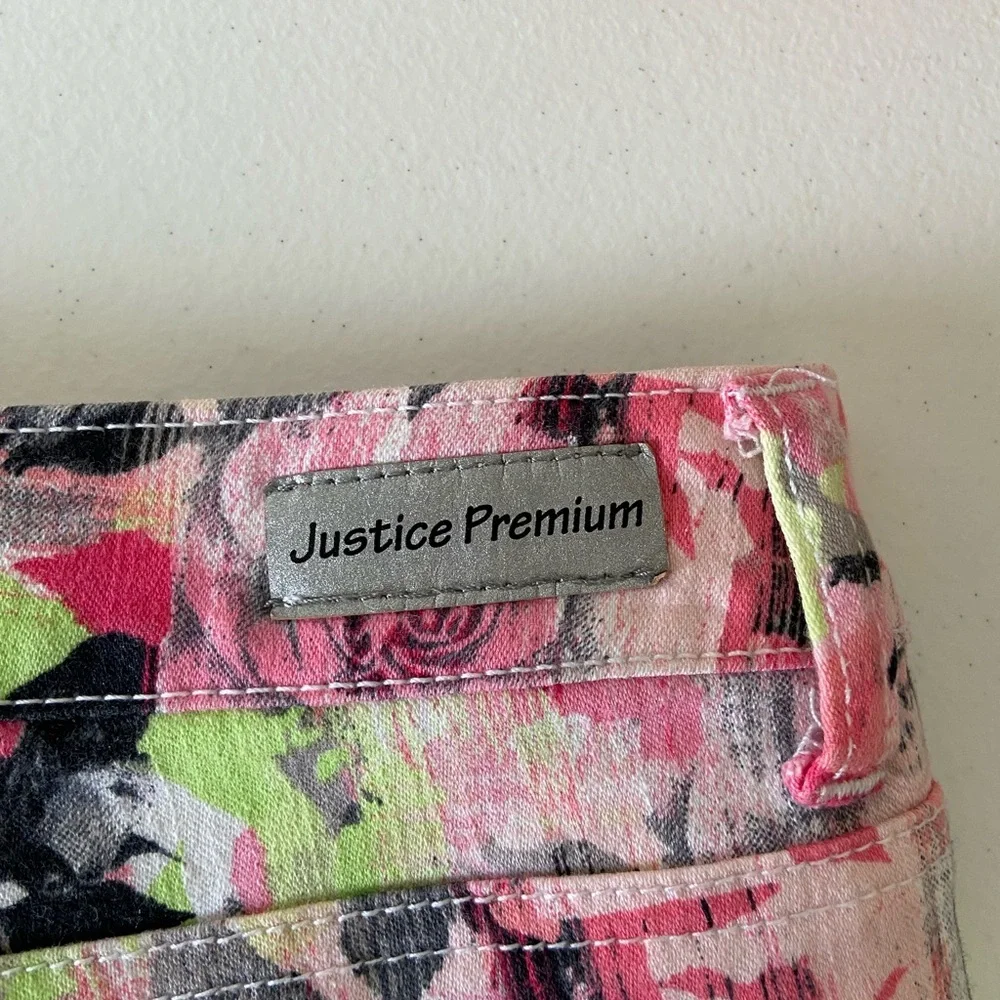 NWOT‎ | Justice girl’s patterned jeans — size 18